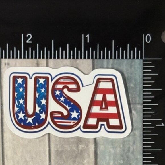 🌀10/$10🌀 Red White Blue 4th Of July Waterproof Vinyl Sticker Decal - Picture 1 of 1